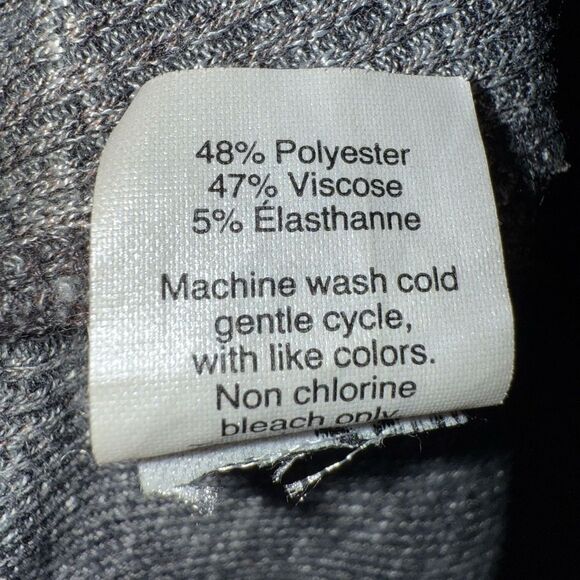 Madewell marled mock neck sleeveless tank dress XXS oversized #718 - Picture 5 of 6